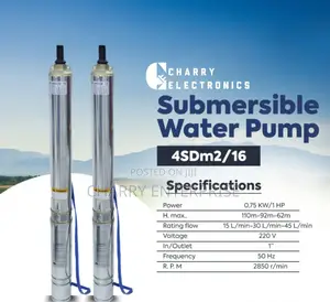 MR UK 4sdm2/ 16 SUBMERSIBLE Water Pump 1.0 Hp
Power 0.75 Kw