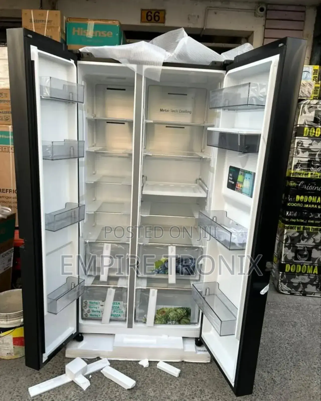 Hisense 637L No Frost Smart Side by Side Fridge H800sb-Wd
