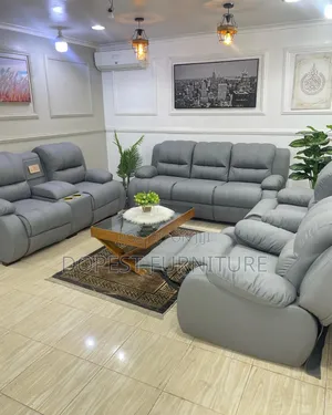 Sofa Set With One Recliner