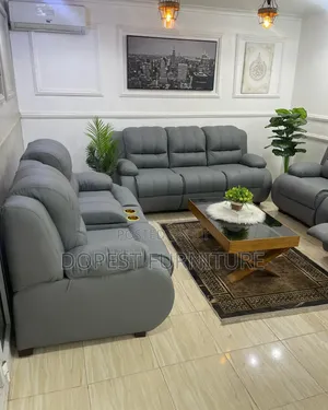 Sofa Set With One Recliner