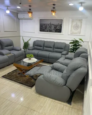 Sofa Set With One Recliner