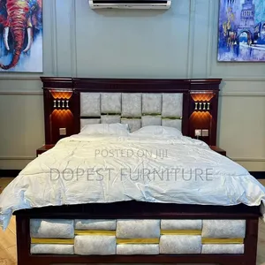 Kitanda Cha Kisasa Cha 2 Bedsides