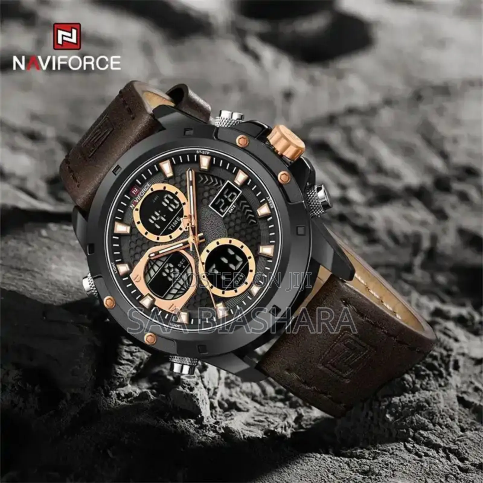Naviforce Vijicho Leather Belt Brown 1010