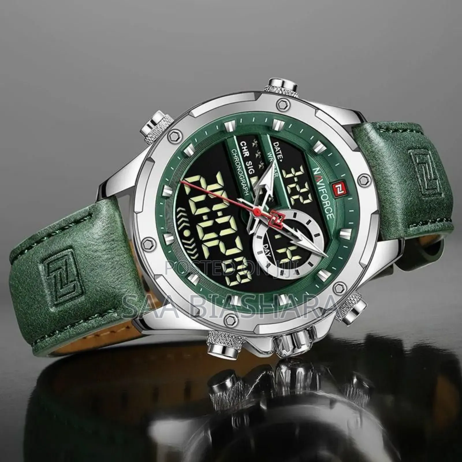 Navi Classic Watch Green 1014