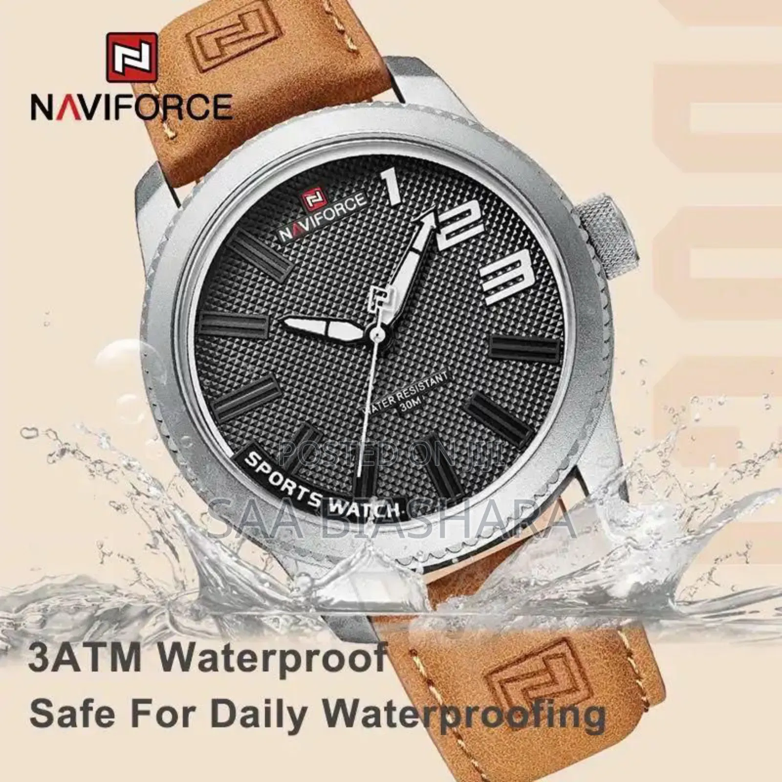 Naviforce Waterproof Watch 1010