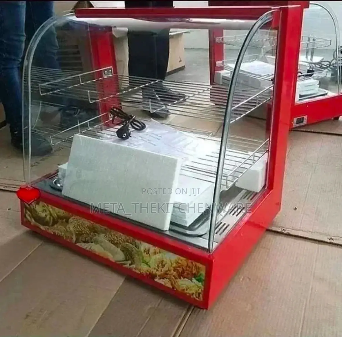 Countertop Display Electric Food Warmer 2 Trays