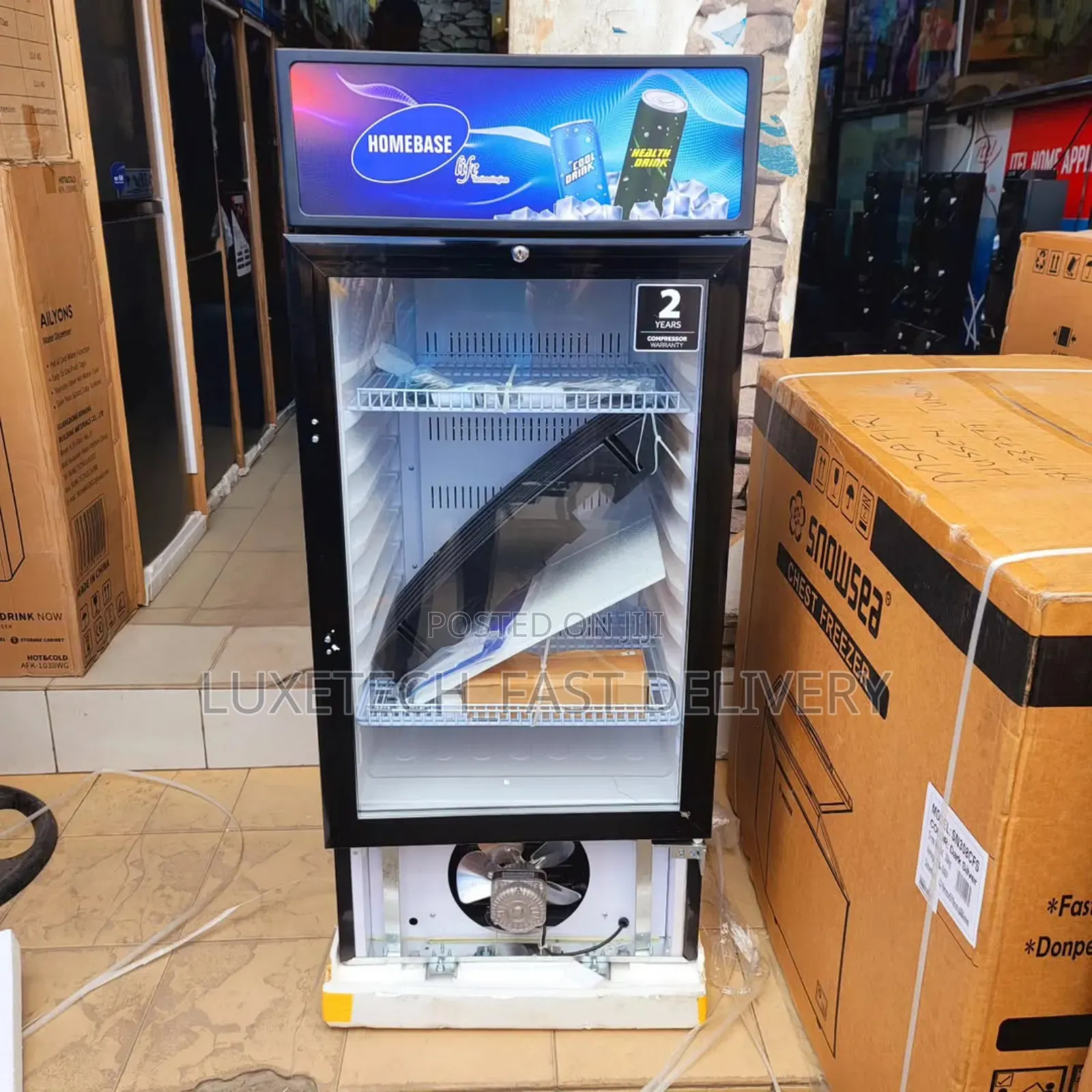 Homebase Showcase Display Fridge 170L