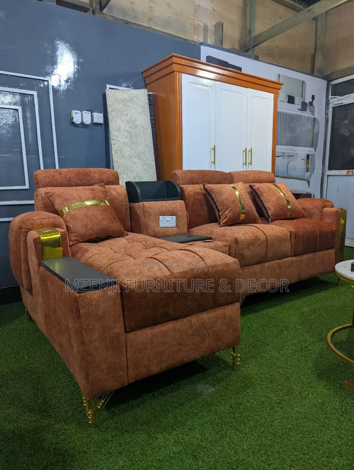 Sofa L Shape Fully Mneso