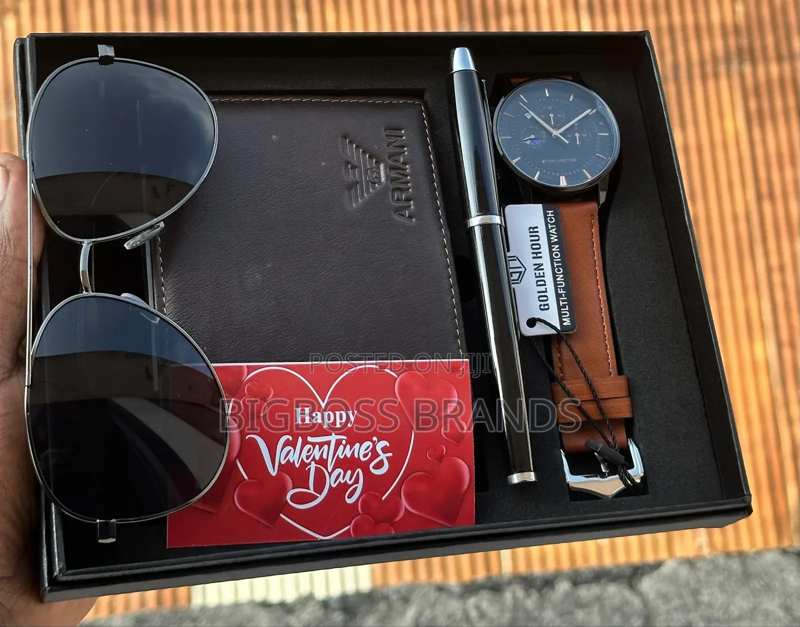 New Men Combo Watch,Wallet, Sun Glass,Pen