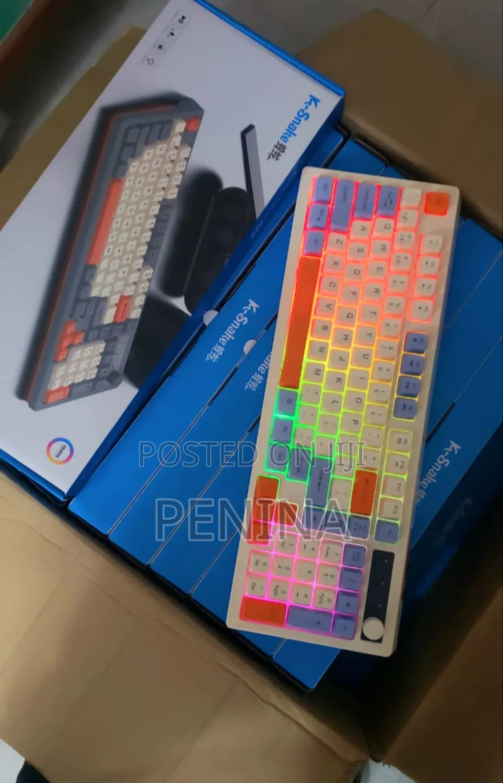Mechanical Gaming Keyboard/Wirelesss,Rechargable
