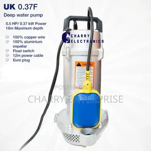 Mr UK Deep Pump/ Sewage Pump POWER :- 0.5 HP / 0.37 KW
