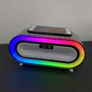 3 in 1 Multifunctional Wireless Charger Alarm Clock Speaker