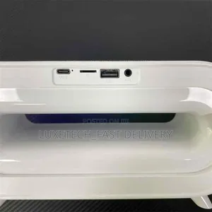 Alarm Clock Speaker Wireless Charger With RGB Night Light
