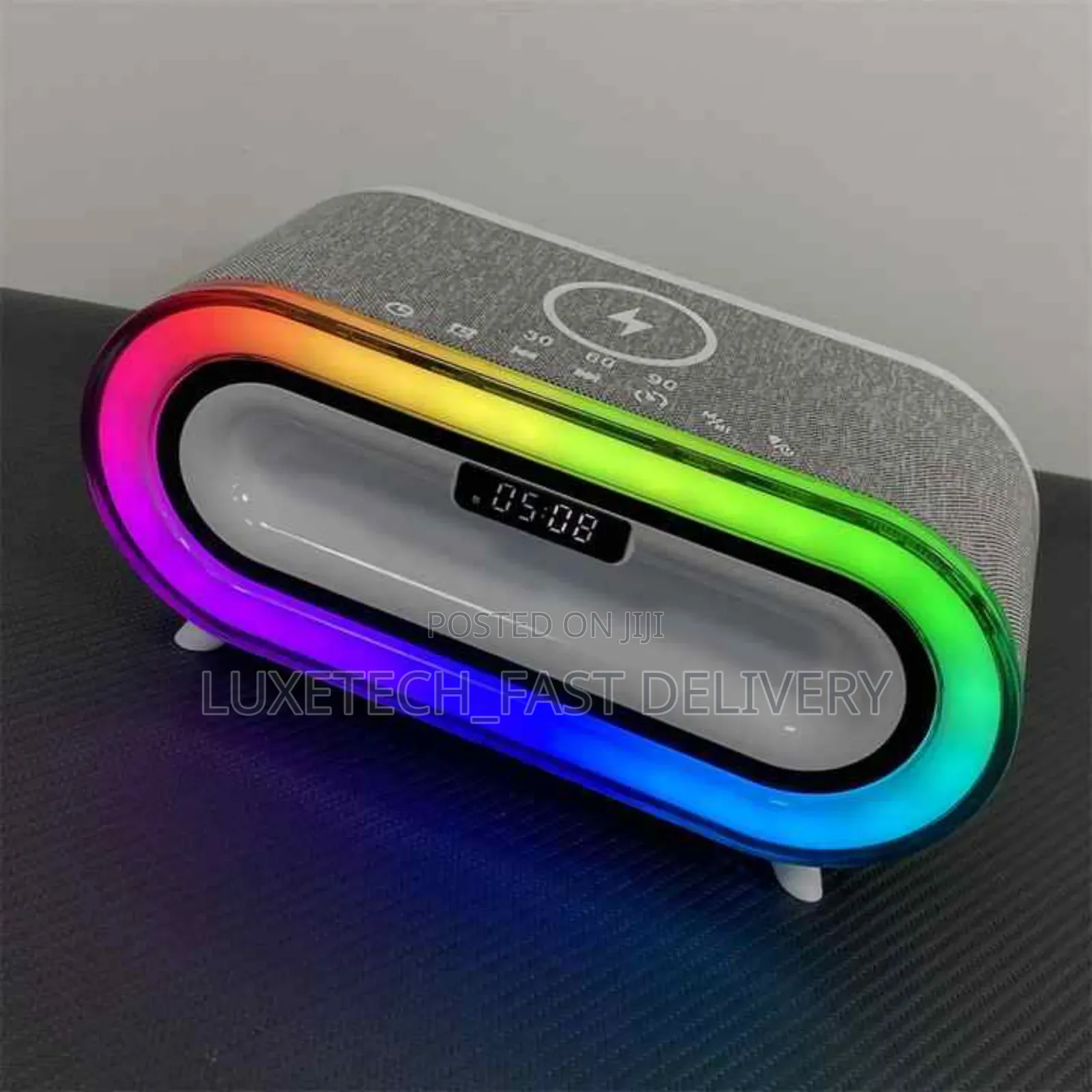 Intelligent Portable Speaker Wireless Charger, Alarm Clock