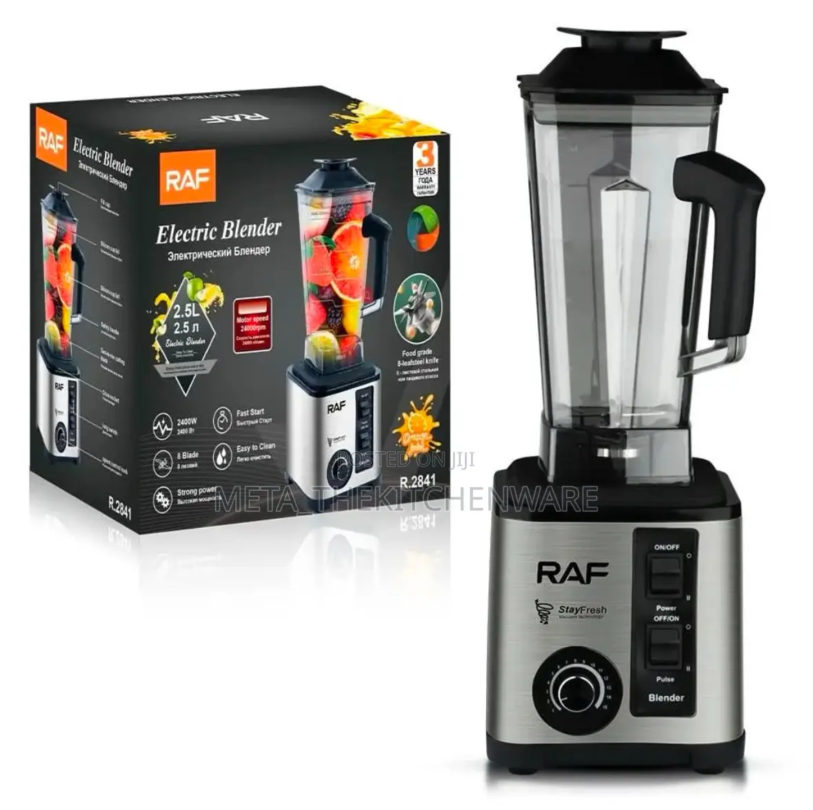 Raf Heavy Duty Commercial Blender 2.5L