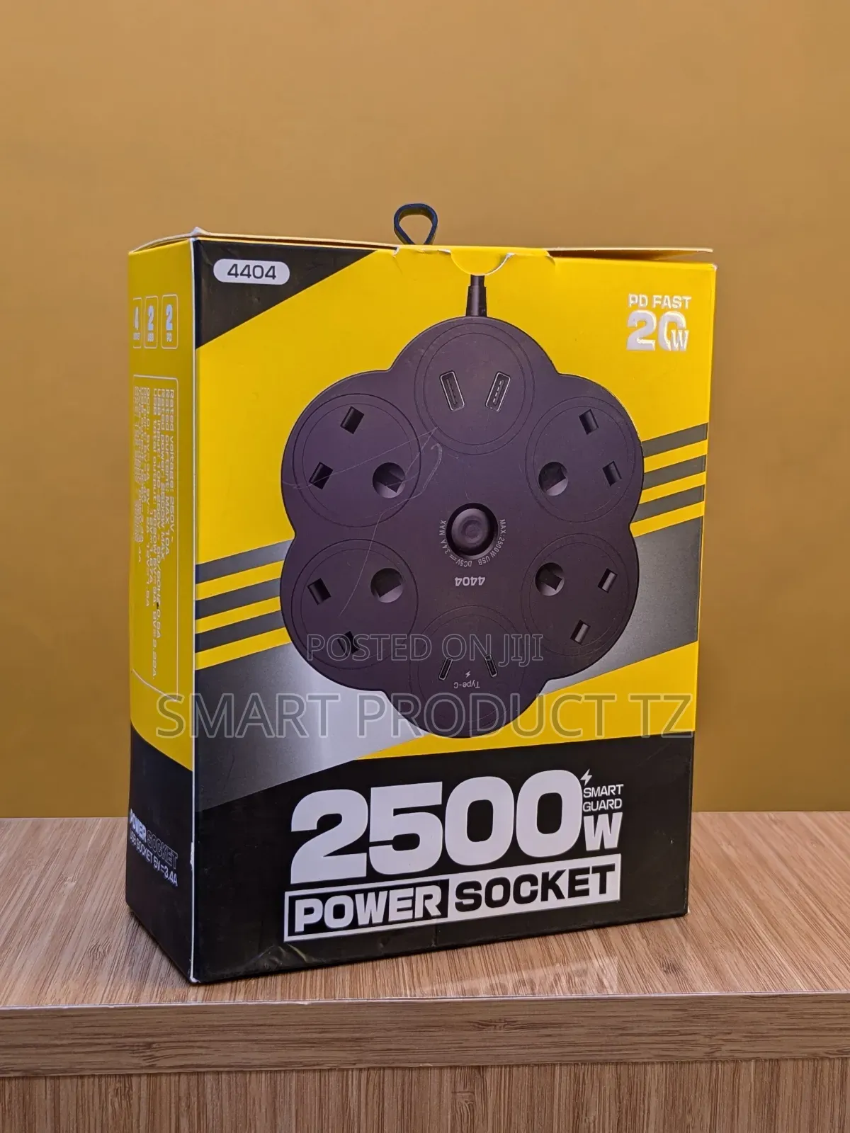 Power Socket 2500W With PD Fast Charging