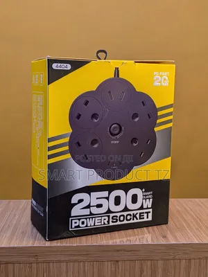 Power Socket 2500W With PD Fast Charging