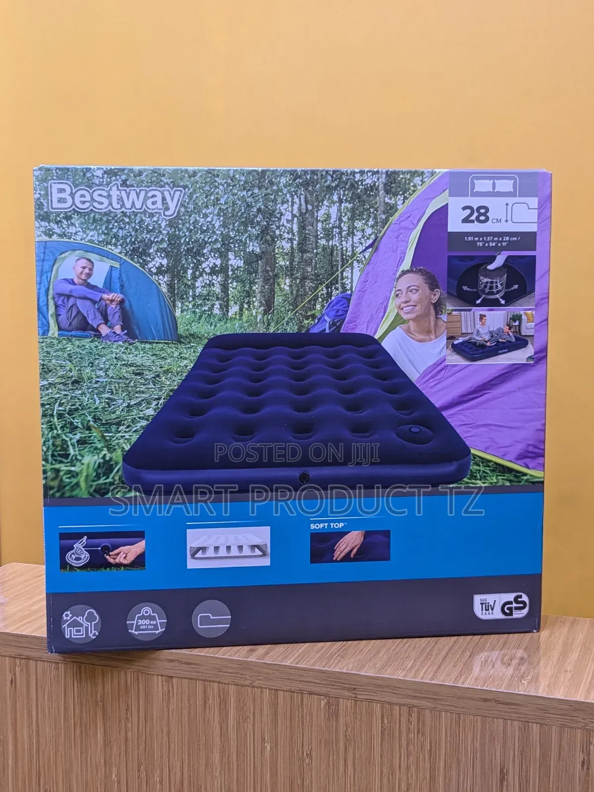 Air Mattress Full Built in Foot Pump