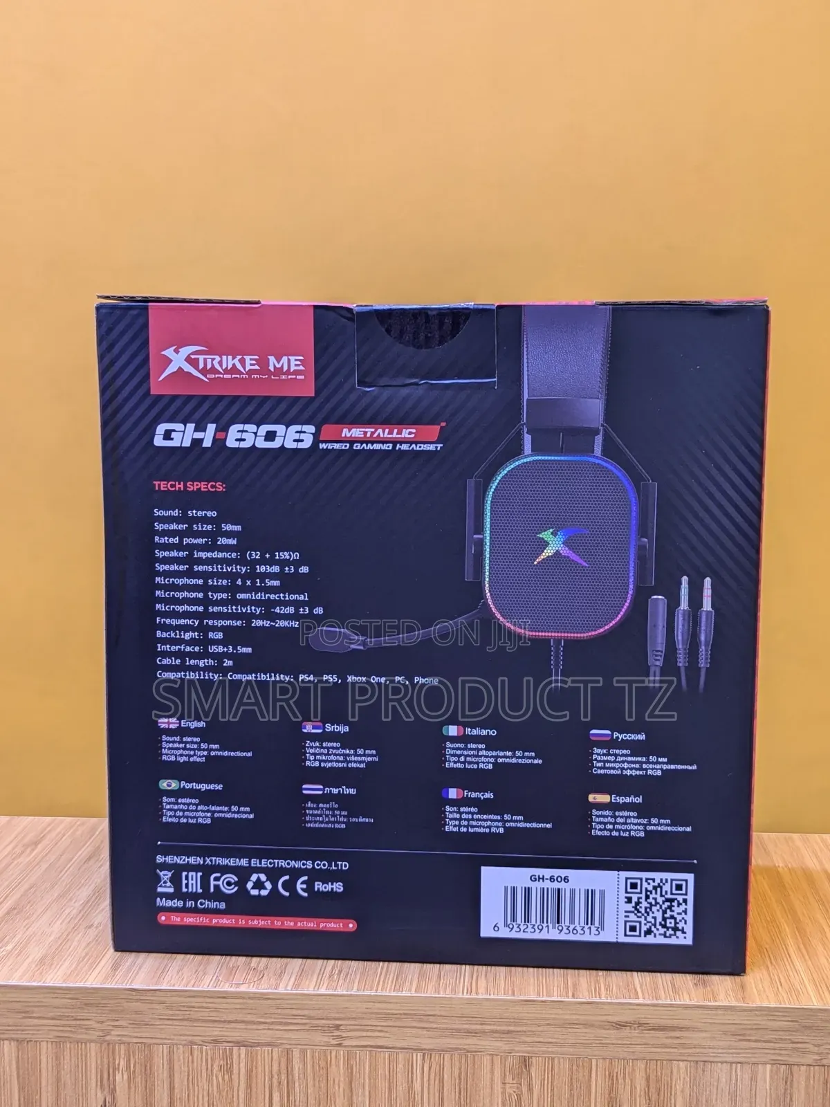 XTRIKE ME Metalic Wired Gaming Headset GH-606