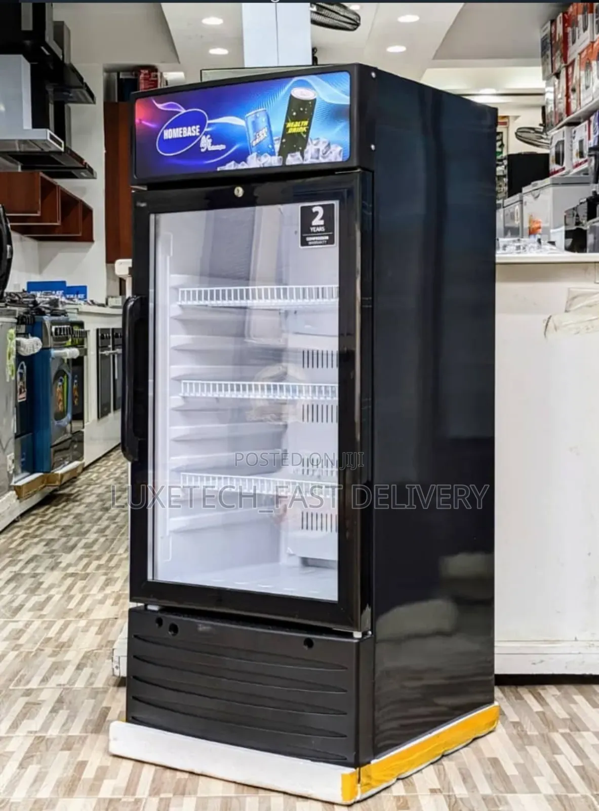 Home Base Display Fridge for Ice Cream, Drinks and Foods