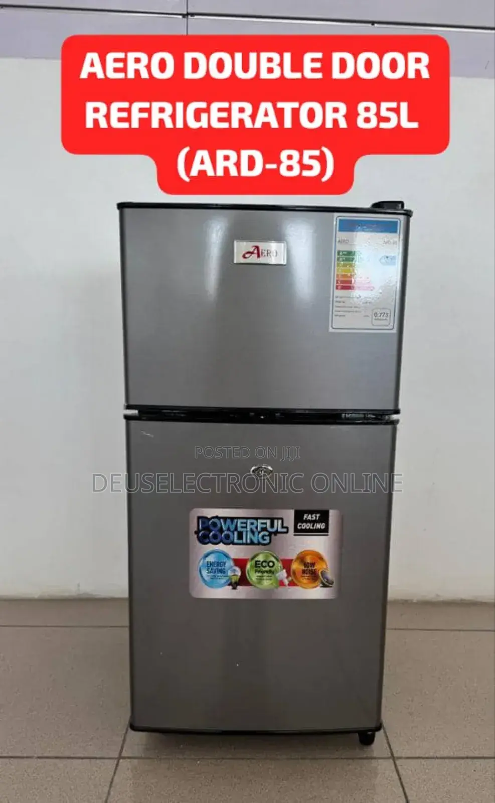 Aero Double Door Refrigerator 85L