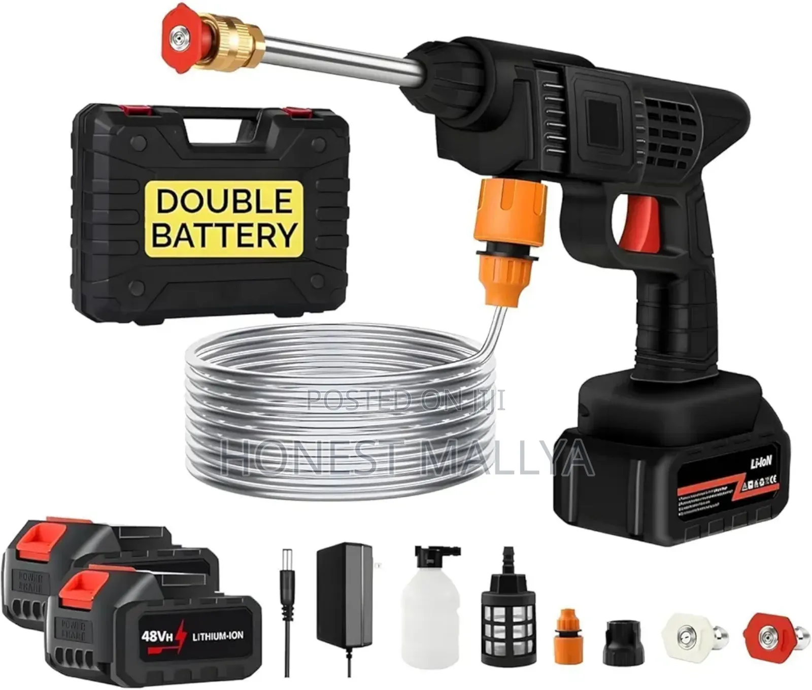 Cordless Portable Wireless Pressure Washer Gun