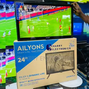 AILYONS Tv 24 Inch Yenye Picha Angavu Na Kioo Chake Imara