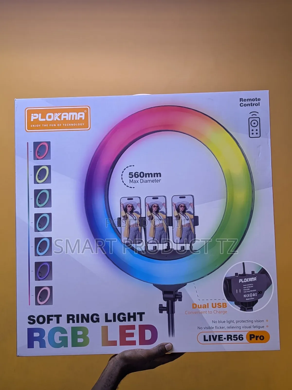 Plokama Soft Ring Light RBG LED Live -R56 Pro