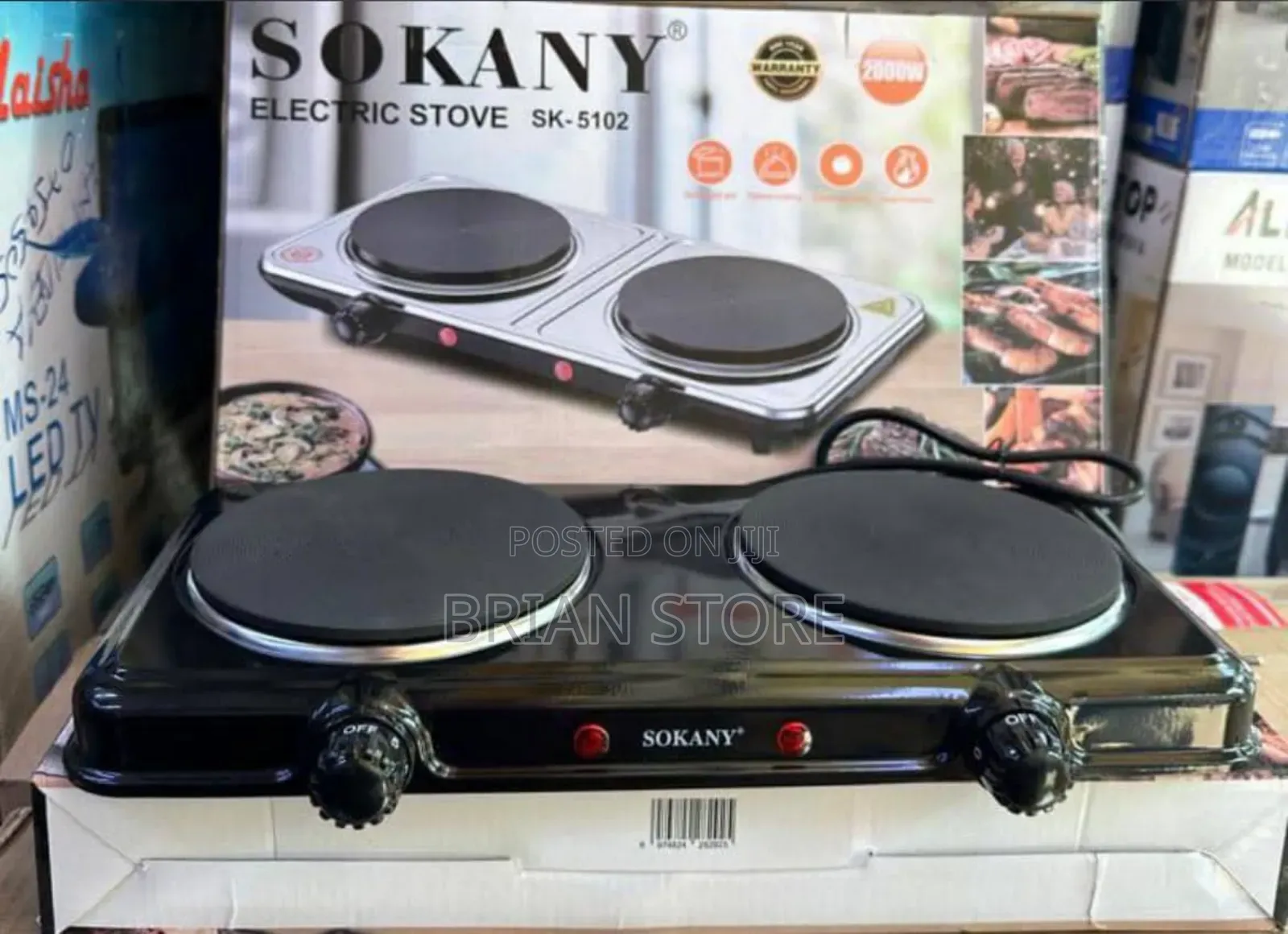 Sokany Electric Cook 2 Plates(Jiko La Umeme Plate 2)