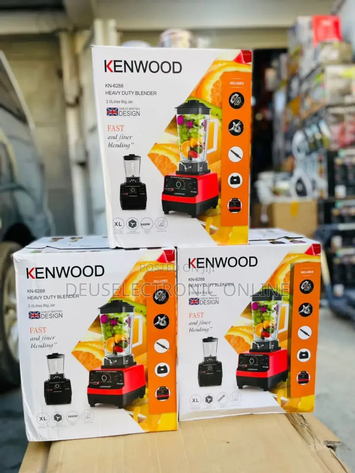 Heavy Duty Blender 2 in 1 ,2L
