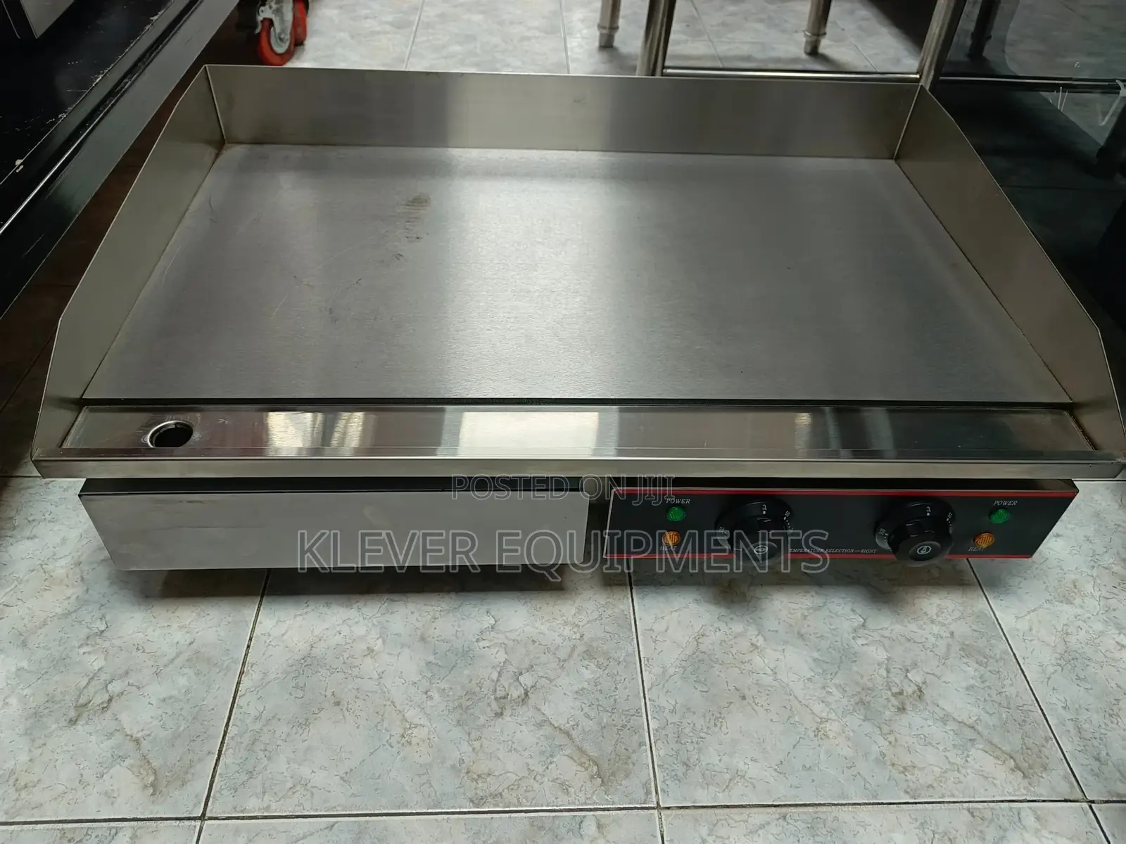 Electric Double Burner Flat Griddle