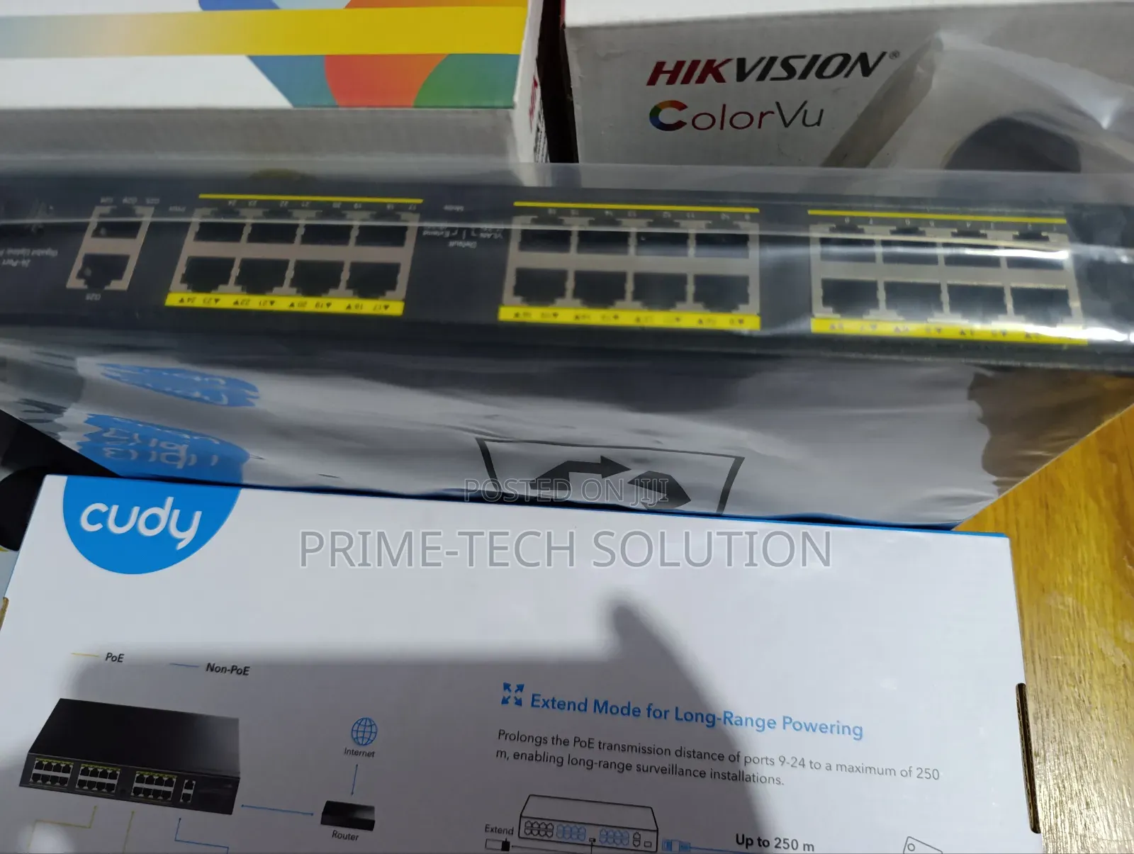 Cudys Poe Switch 24 Ports