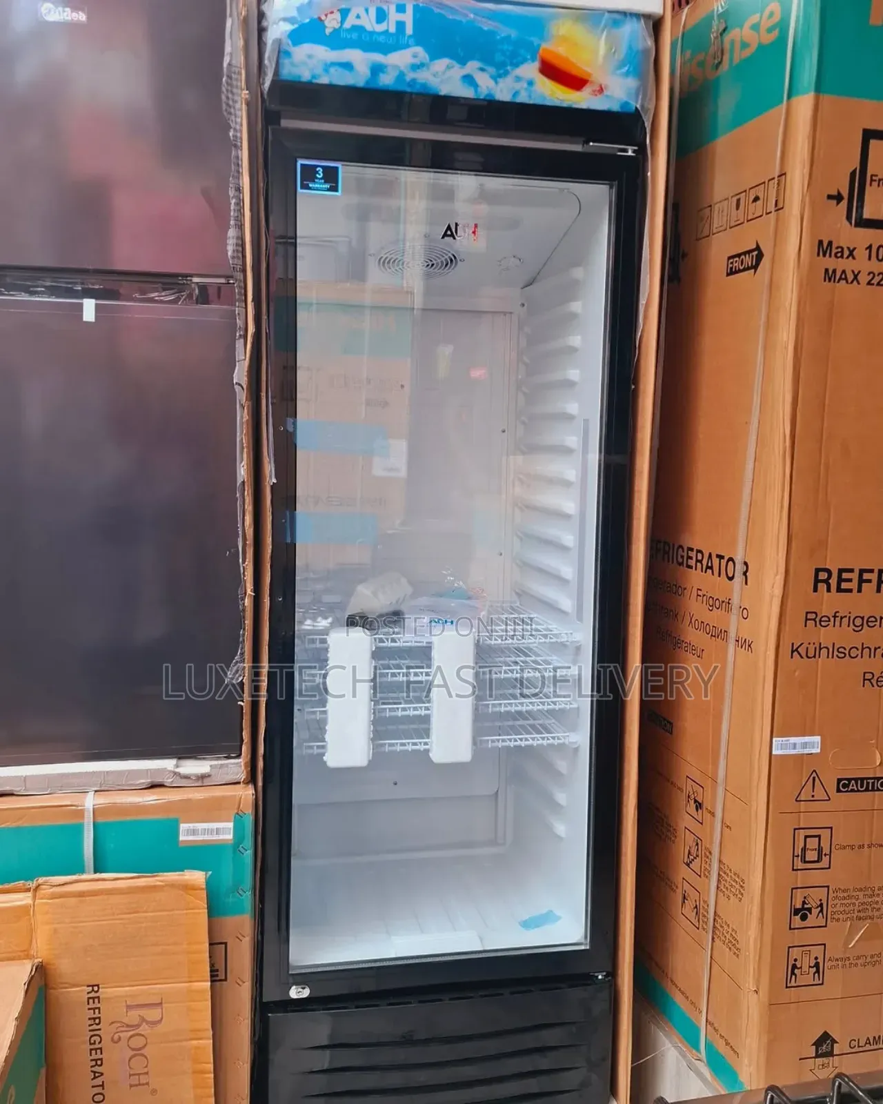 Adh Showcase Fridge 385L Beverage Cooler