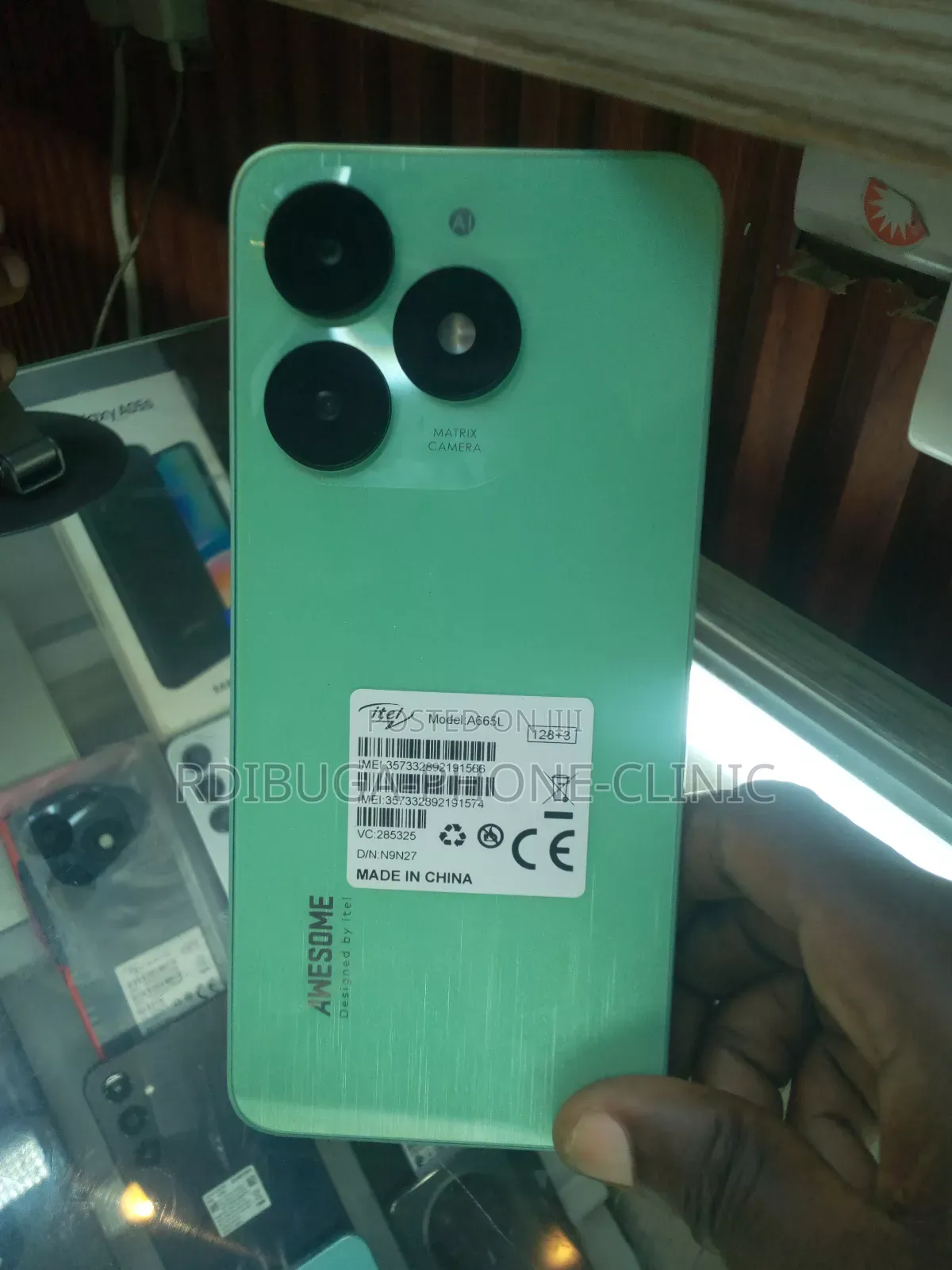 New Itel A50 128 GB Pink