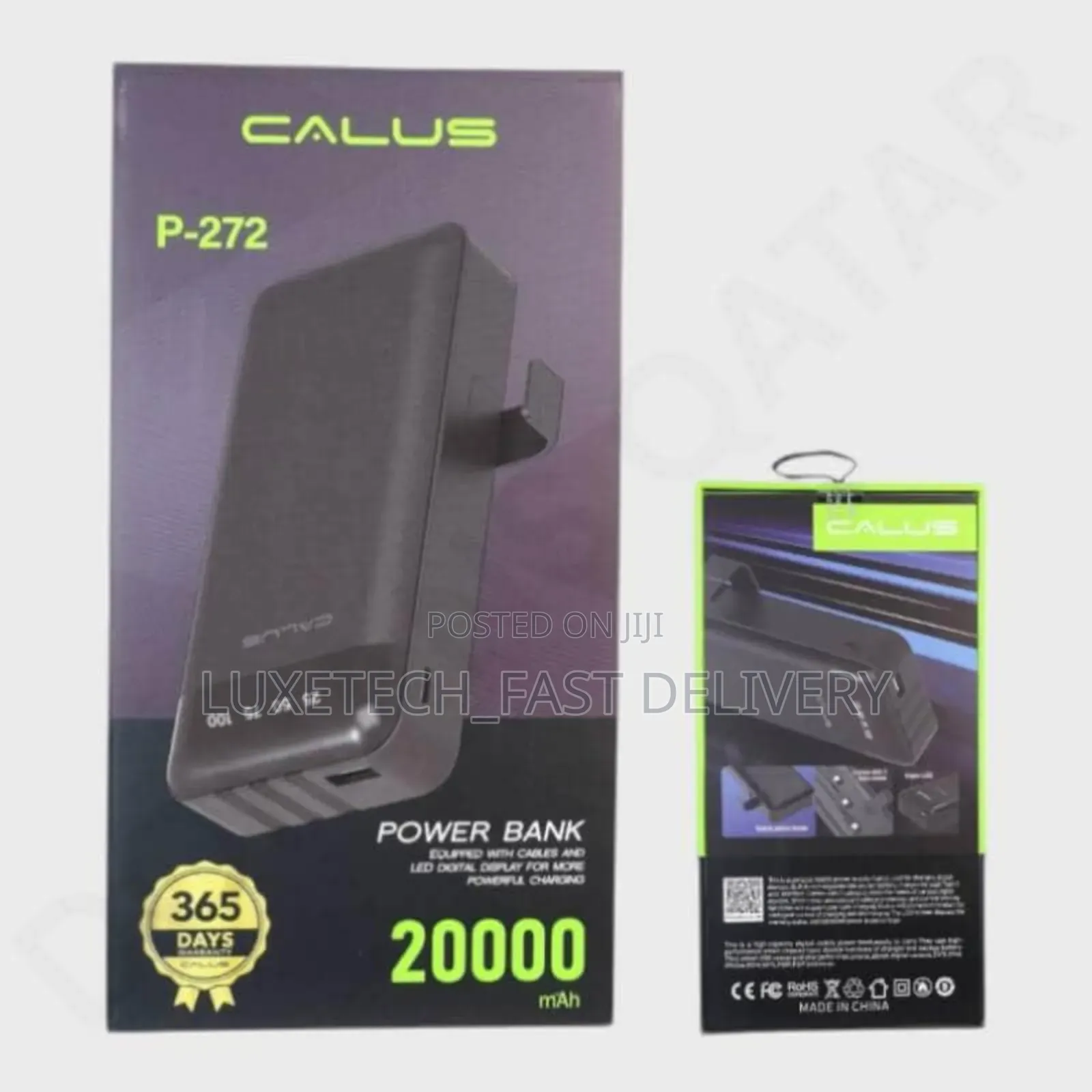 Calus P-272 20000mah Power Bank Fast Charging