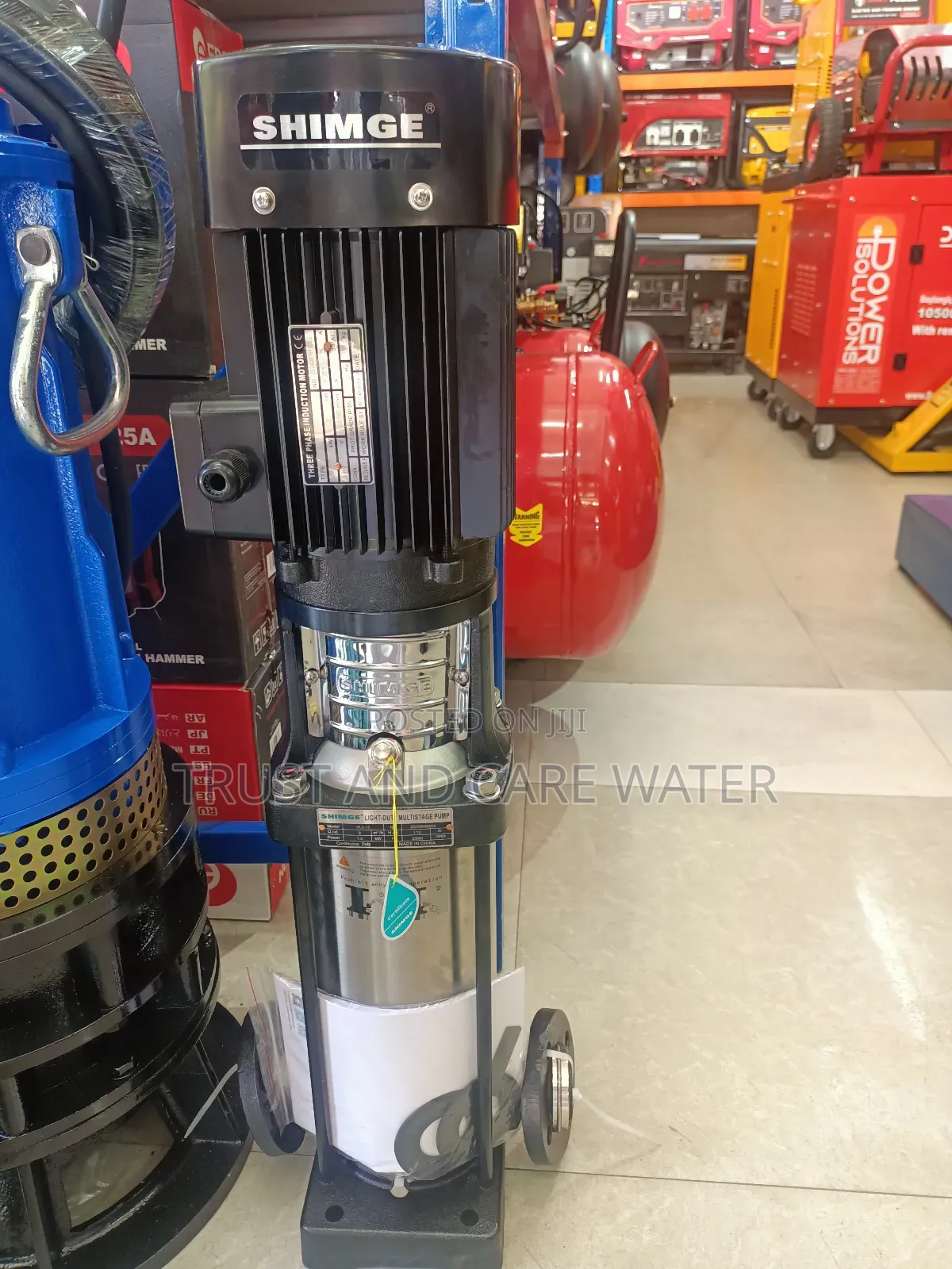 Multistage Pump Industrial 1.5hp Single Phase