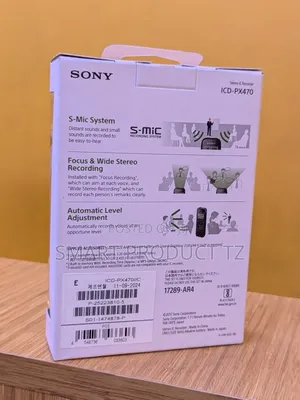 Sony Digital Voice Recorder ICD- Px470.