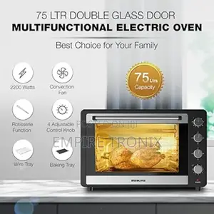 Nikai Oven 75L 2200W Oven, Rotisserie Function - NT75RCZ