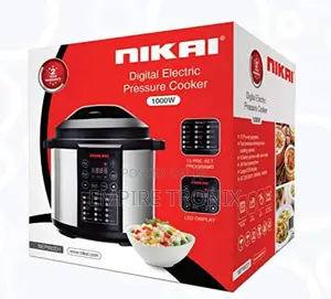 Nikai Pressure Cooker 6L 1000W Multi-Cooker NEP682DX