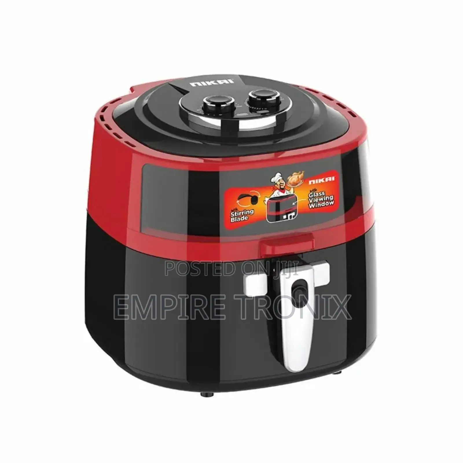 Nikai Air Fryer 8L W/ Tray 1800w 30 Min Timers NAF877A