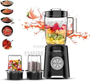Nikai 3-in-1 Blender With 3 Jars, 1.5 LTR -NB2900NA1