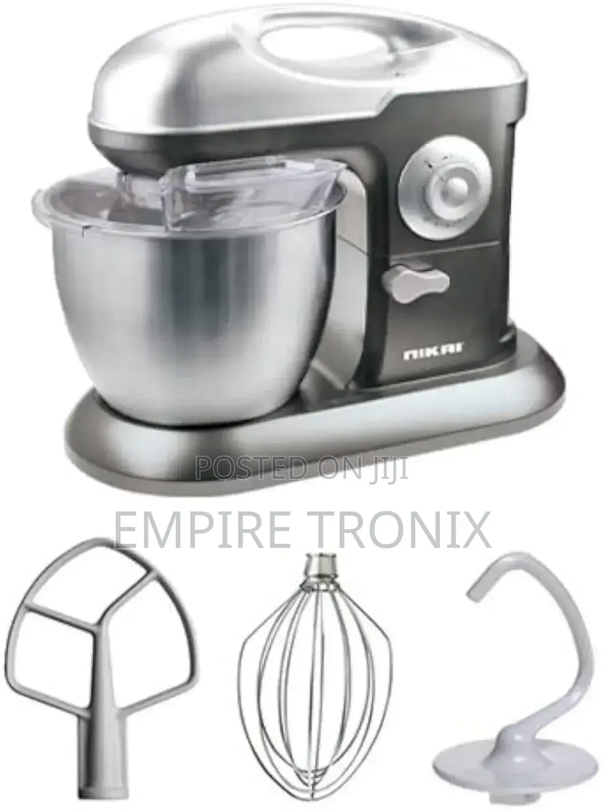 Nikai Stand Mixer 1200W 6.5L 10 Speeds - NSM650A