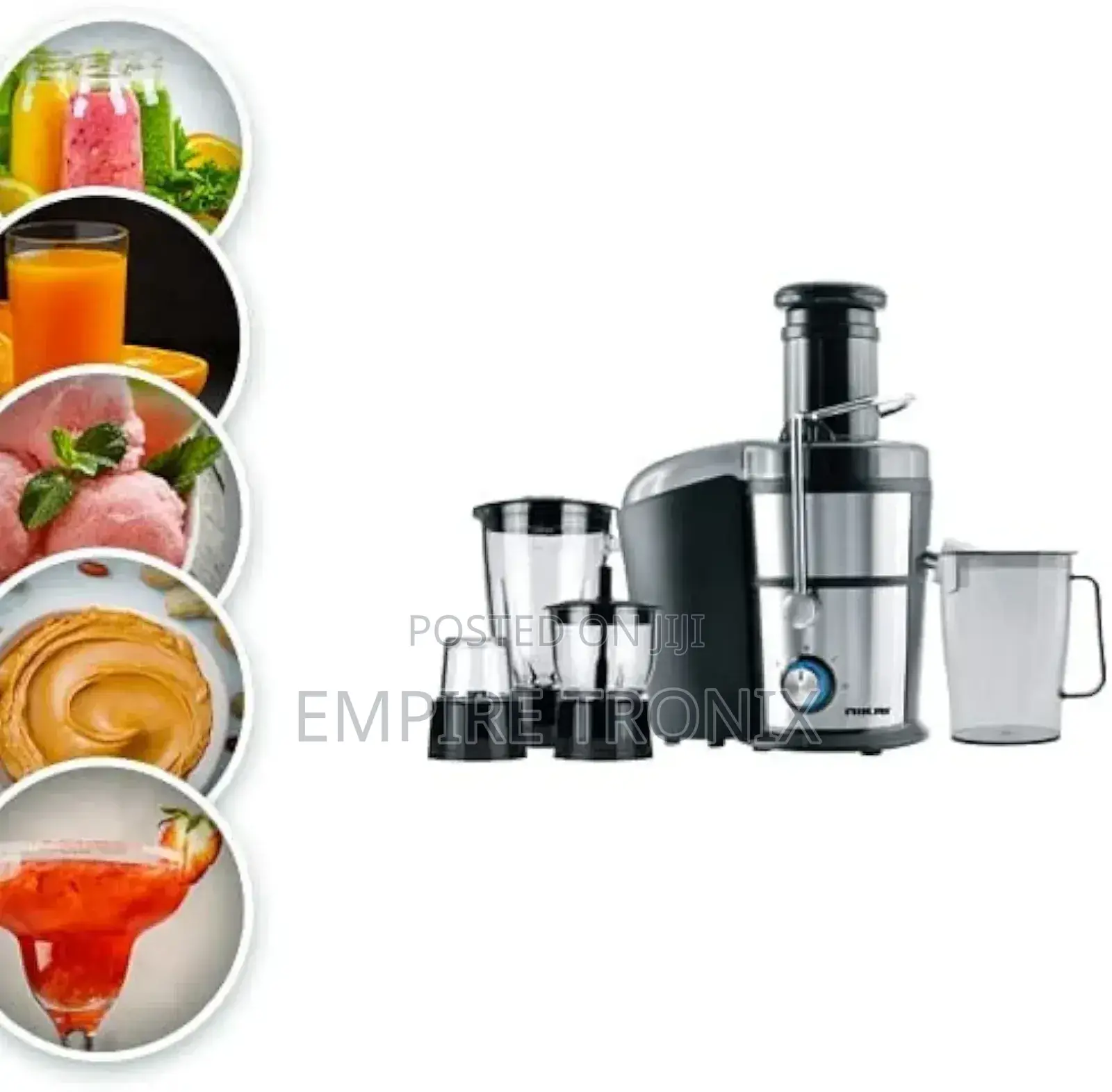 Nikai 800W 4 in 1 Food Processor NFP881G