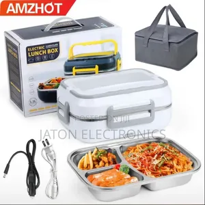 Amzhot Lunch Box 3 Grid Plates