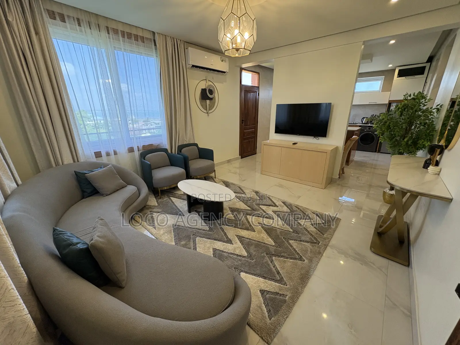 Furnished 1bdrm Penthouse in Trusted Real Estate, Msasani for rent