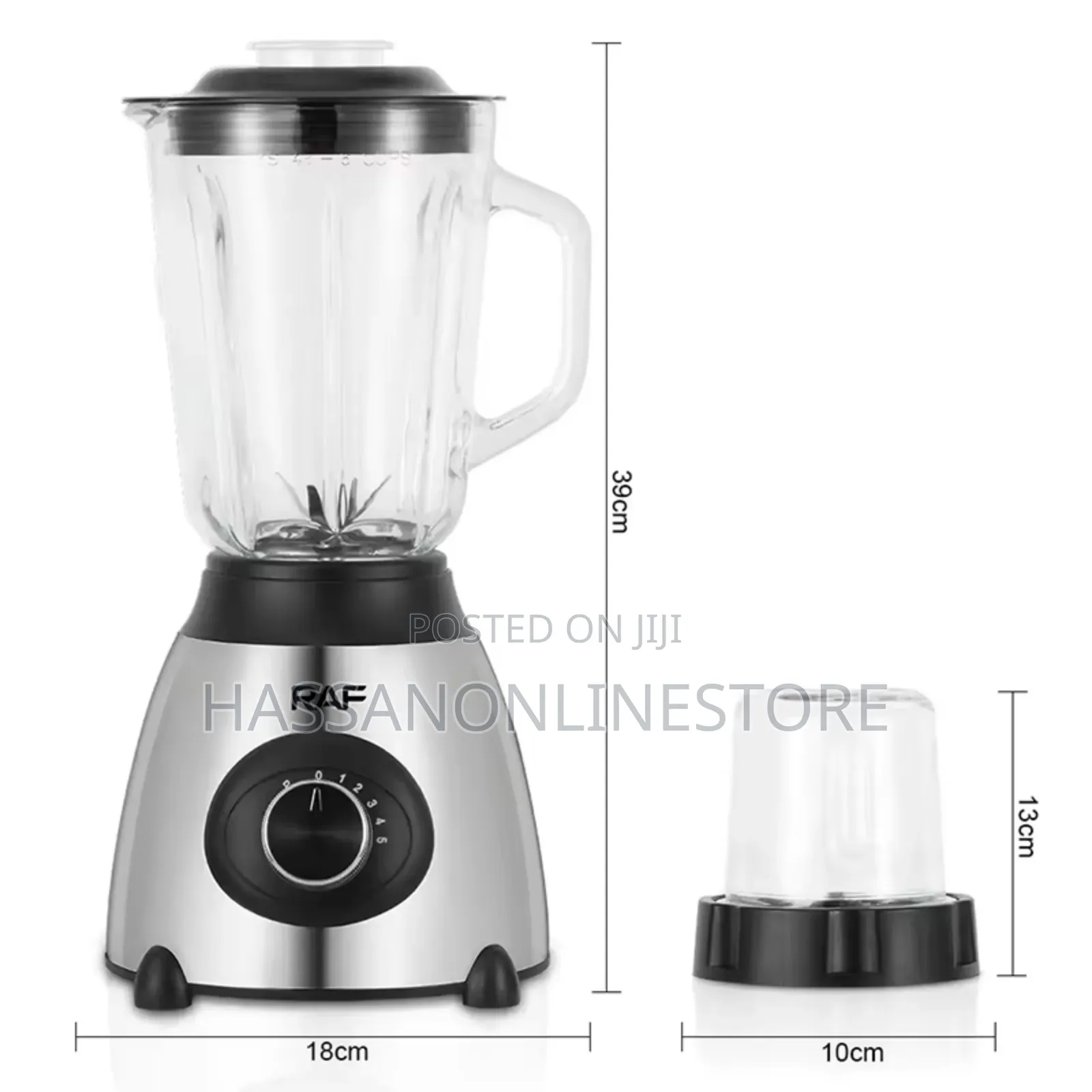 RAF R.295 Electric Blender High Power 1000W Smoothie Blender