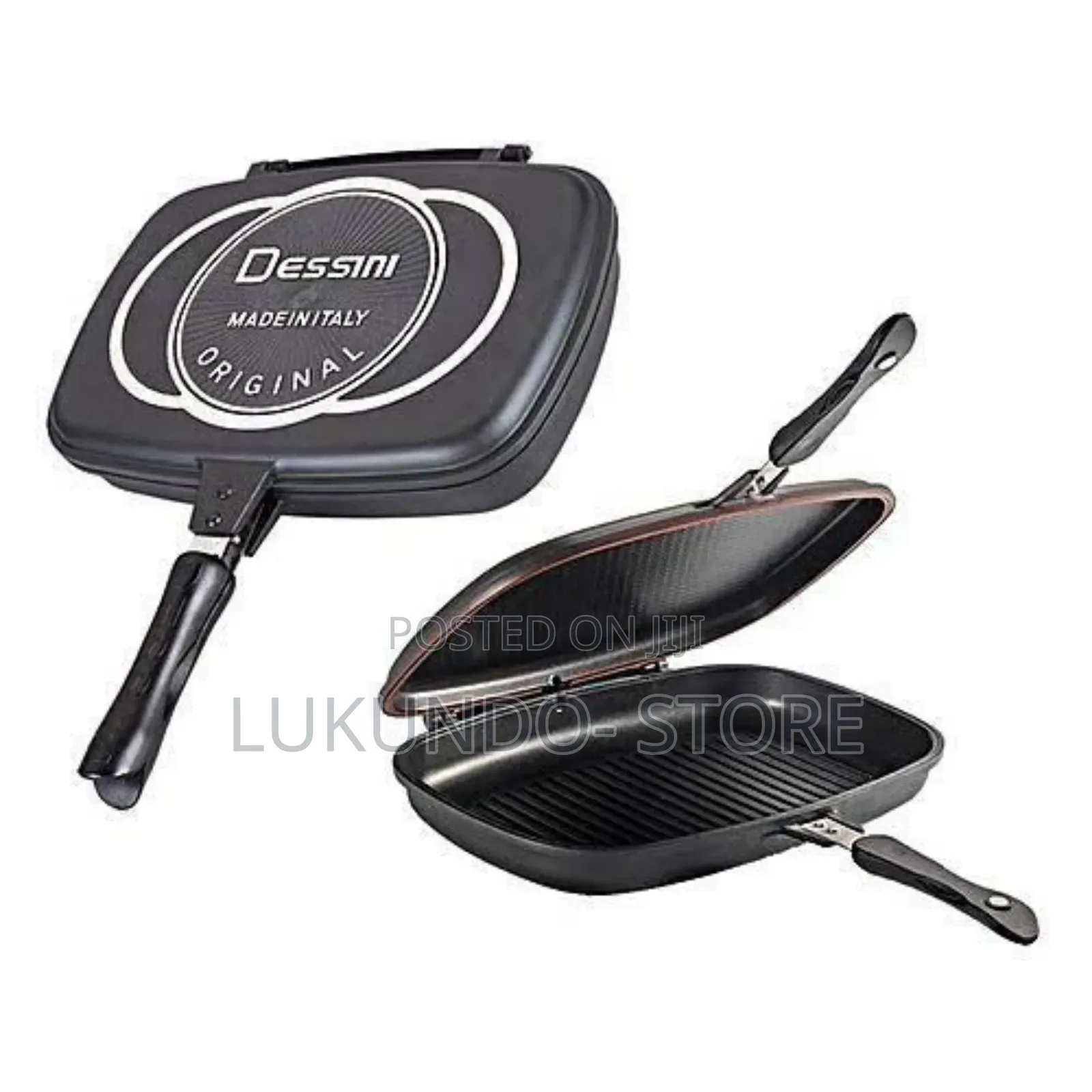 Double-Sided Frying Pan 32cm Non-Stick Barbecue
