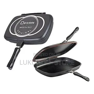 Double-Sided Frying Pan 32cm Non-Stick Barbecue