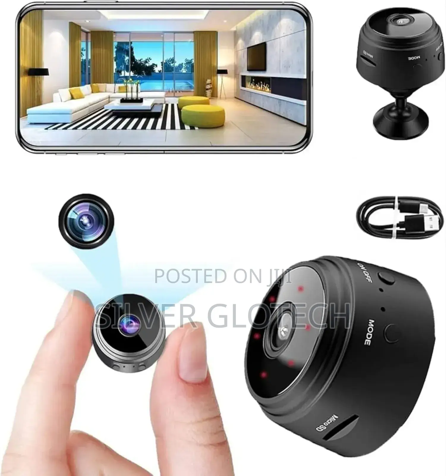 Best CCTV Camera A9 Mini Camera Unaconnect Na Simu Pia
