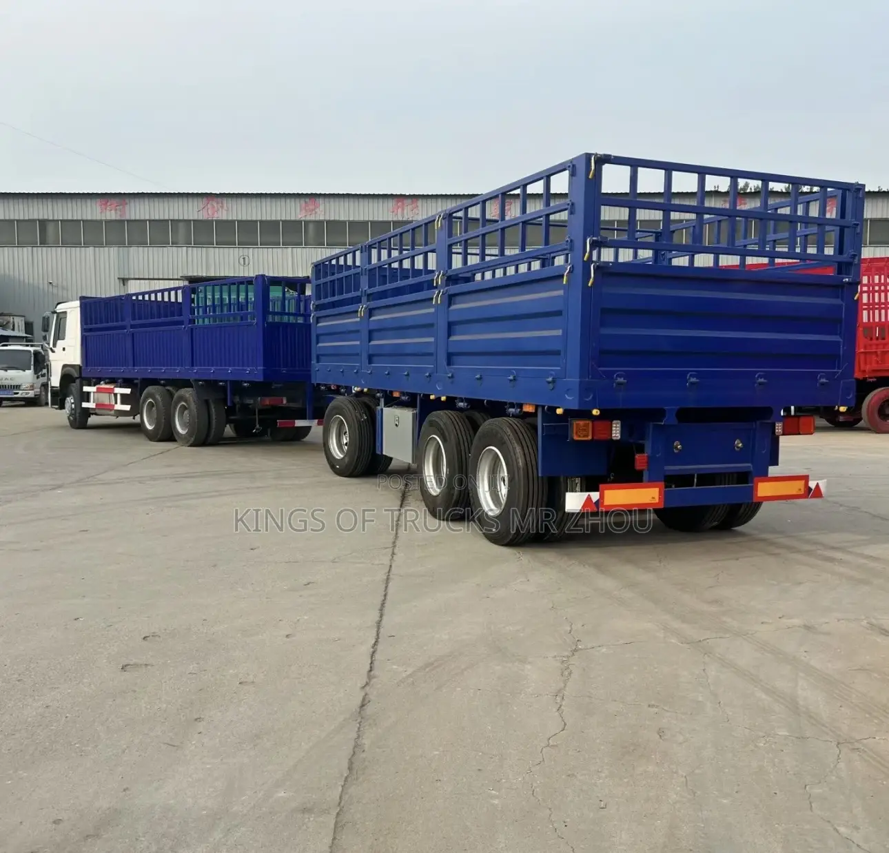 Ready to Order Stake Truck With Full Trailer for Sale